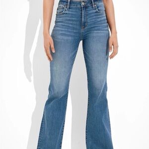 American Eagle Super High Rise Flare Jean size 10